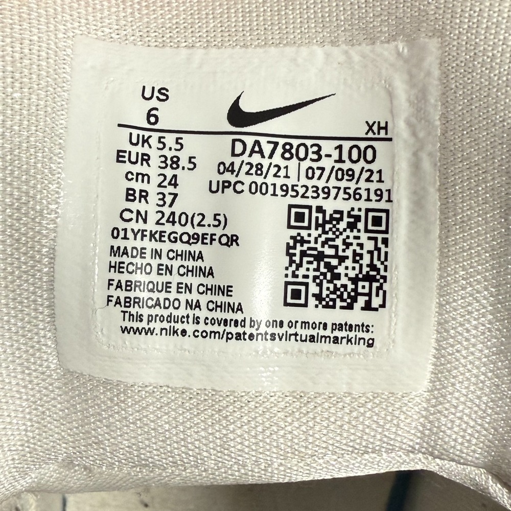 NIKE KYRIE LOW 4TB WHITE BLACK SZ 6 MENS 7.5 Women DA7803-100‎ - Picture 7 of 9
